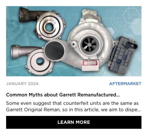 Common Myths about Garrett Remanufactured Turbochargers